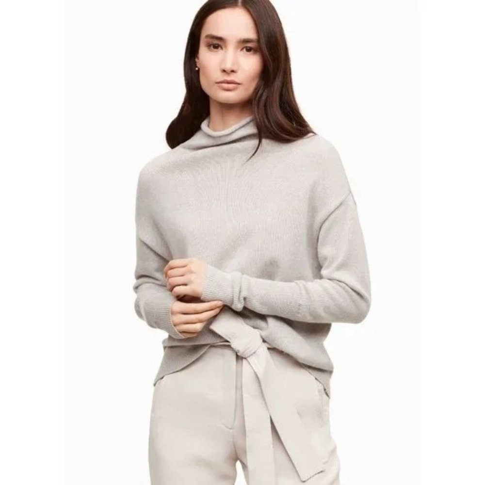 Aritizia Wilfred Cyprie Sweater Merino wool mock-neck sweater Medium